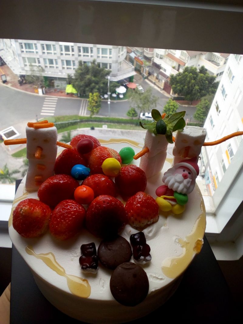 trang trí bánh kem kiểu Nhật